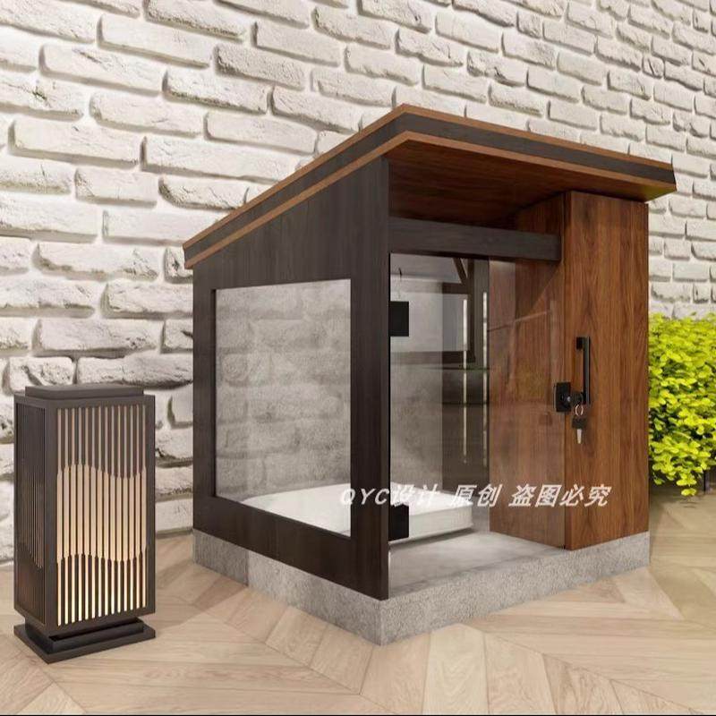 QYC实木狗笼子中小大型犬狗别墅狗柜室内家用狗屋狗舍狗窝狗房子,宠物/宠物食品及用品,狗笼子,淘宝优惠券,粉丝福利购,淘宝优惠卷