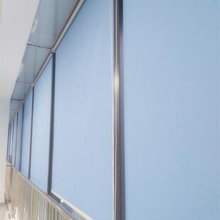 手动遮光卷帘窗帘办公室工程电动加厚免打孔升降卷帘可以印制图案