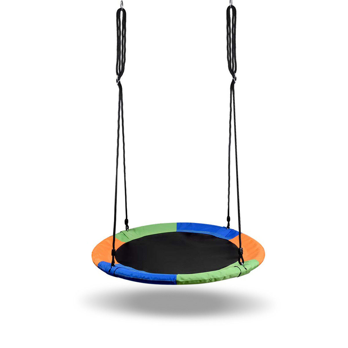 swing圆形100cm三色牛津布儿童秋千室内外吊床吊椅源头工厂现货