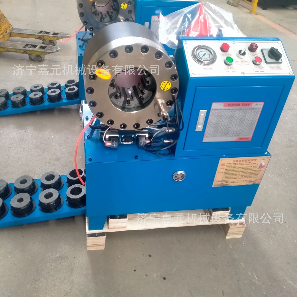 热销厂家销售大棚钢管缩管机锁胶管扣压机自动管机液压油管压管机