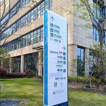 户外立式导视牌导向牌精神堡垒指引牌楼盘索引牌公园民宿指示牌
