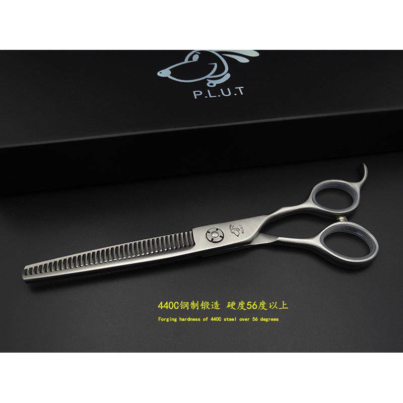 plut工具6.5寸36齿鹿角弯齿宠物牙剪狗狗美容打薄专业批发