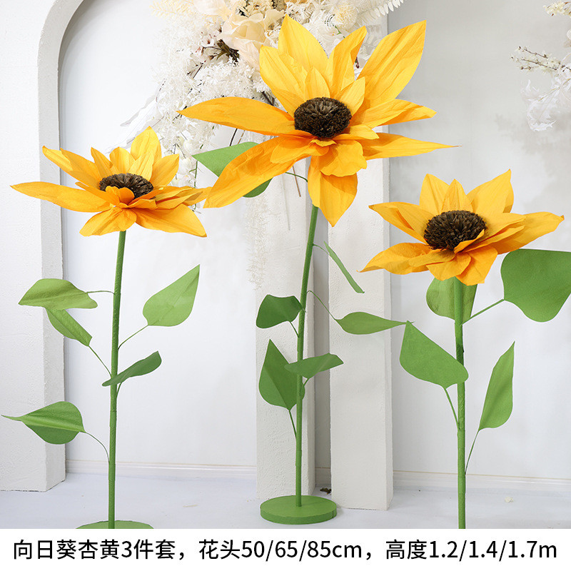 大型橱窗艺花手工可做路引纸花商场美陈婚礼装饰道具婚庆纸布置花