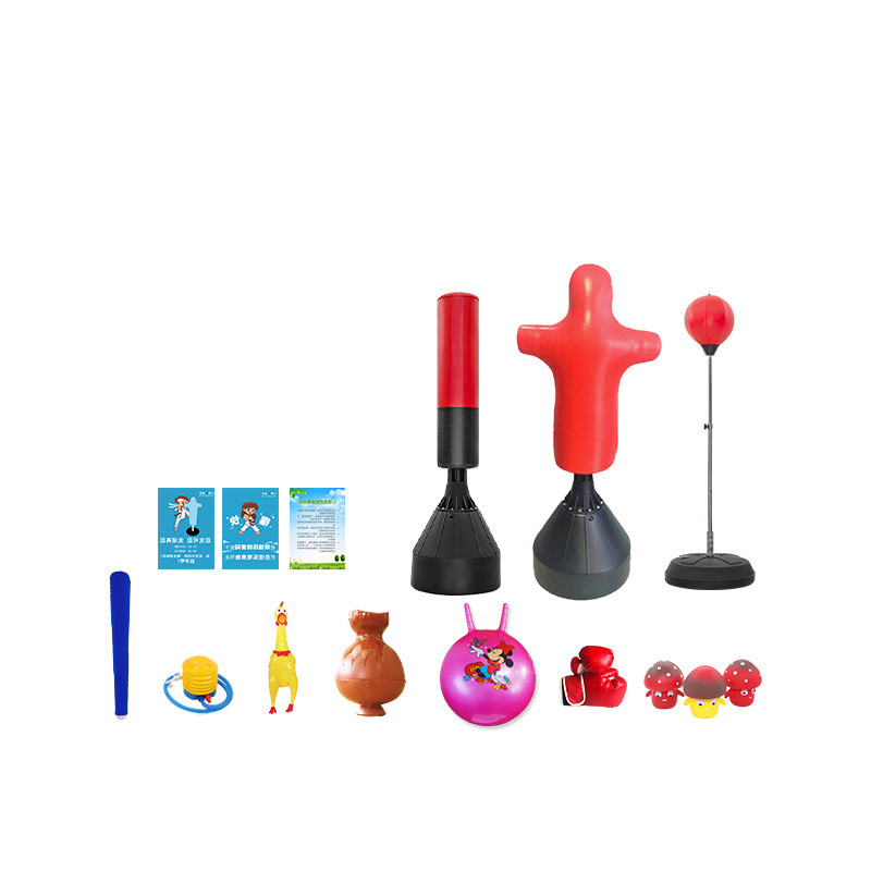 宣泄人套装器材仿真人形硅胶不倒翁立式室宣泄情绪减压柱击打沙袋