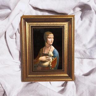 微微安画框frida世界达复古相框摆台小众欧式古典油画弗里名画