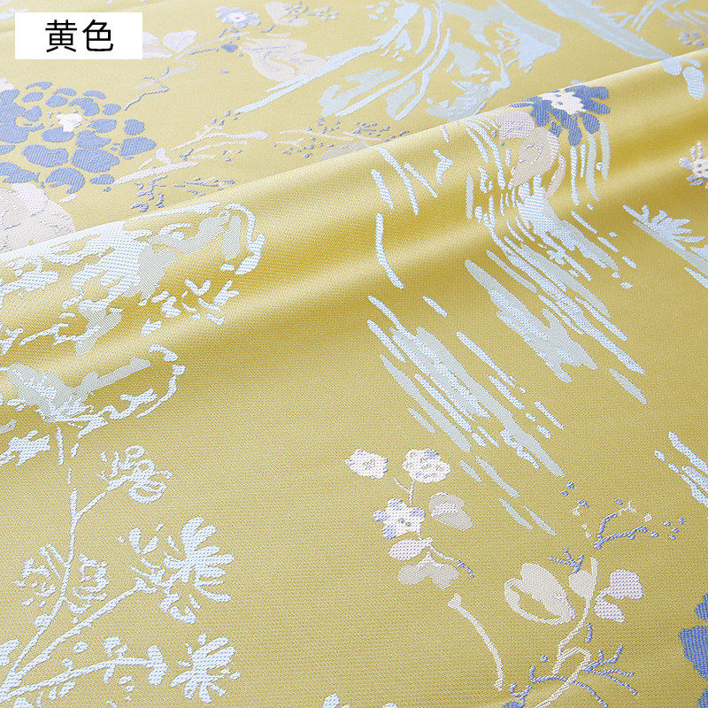 批发低价款新中式沙发高抱枕坐垫花鸟提花布客厅遮光窗帘布料,纺织面料/辅料/配套,服装花边,淘宝优惠券,粉丝福利购,淘宝优惠卷