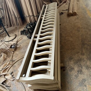 实木美人靠源头厂家直供卡斯拉木公园座椅吴王靠批发座椅户外