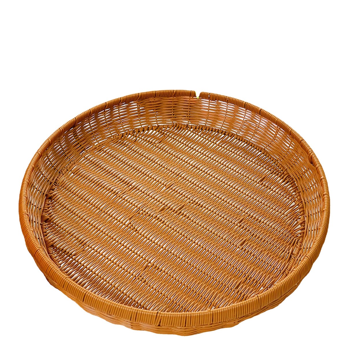 晾晒篮筐簸箕仿藤编家用圆形收纳水果篮手工编织晒干货篮子馒头筐