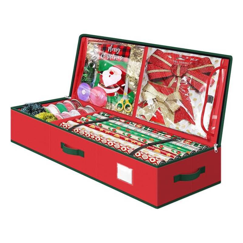 定制圣诞礼品收纳盒储物包装纸节日配件圣诞礼品包装收纳袋