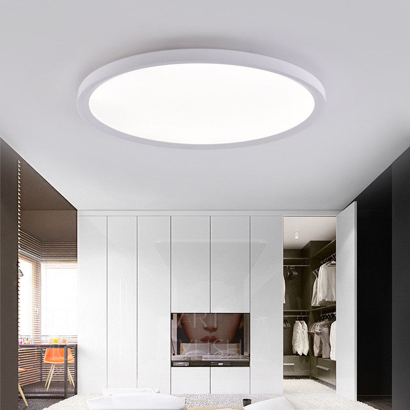 客厅灯led吸顶灯现代简约大气超薄长方形家用卧室灯房间北欧灯具