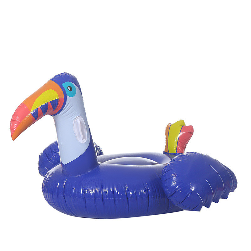 现货直发充气鸟浮排大嘴鸟长嘴巨嘴鸟坐骑水上充气床浮床泳圈批发