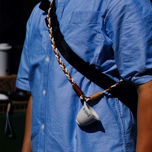 禾希有物咖啡杯斜挎外带露营杯迷你便携一口分享杯咖啡渣杯可定制