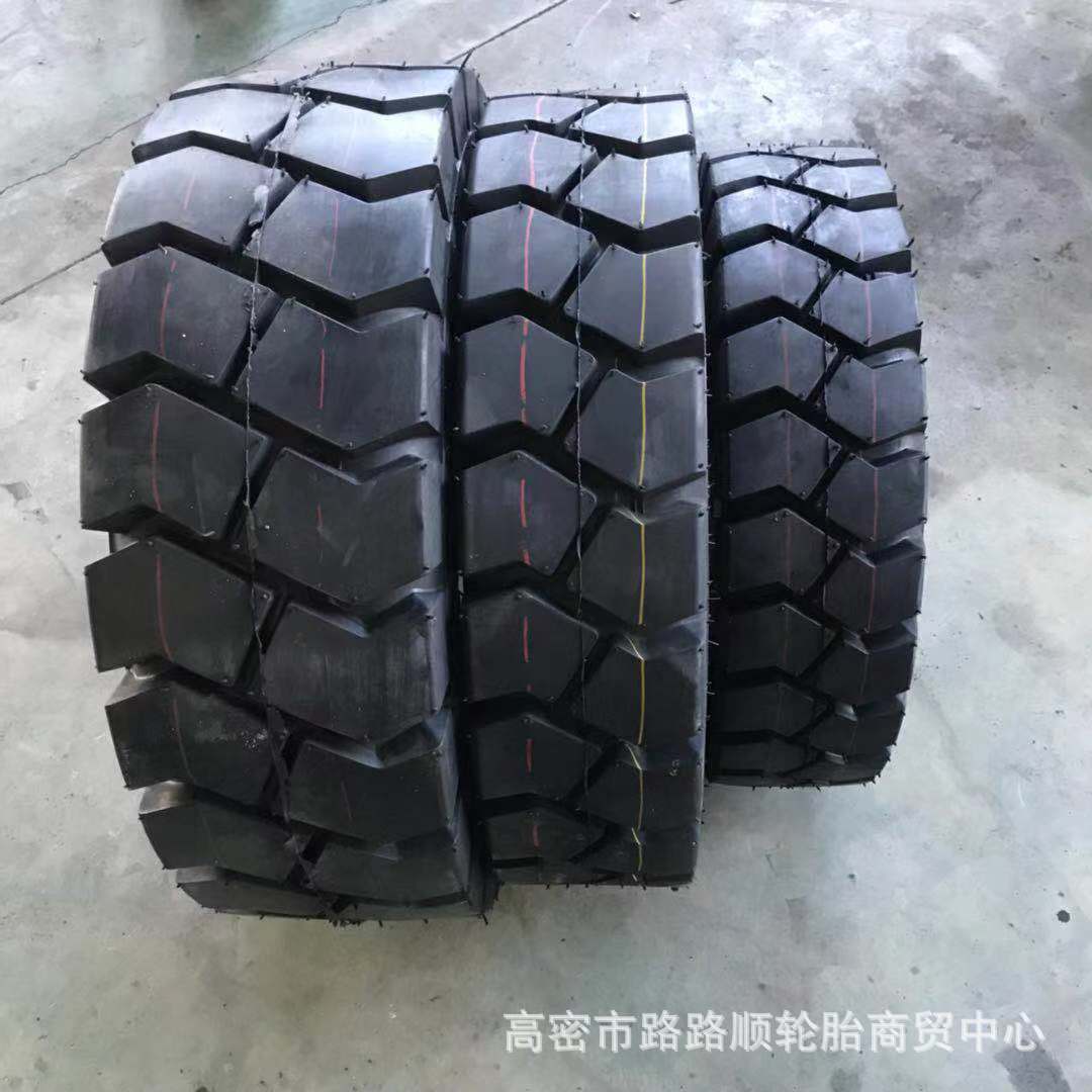 工业配套平板车实心轮胎4.00/400-8叉车实心轮胎