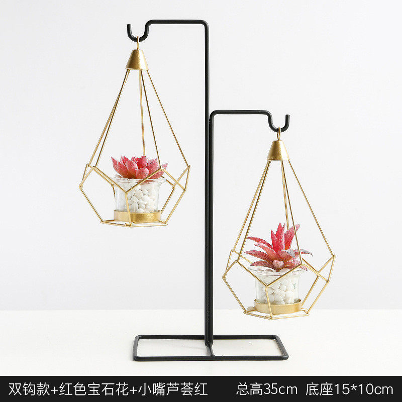 假花多肉北欧绿植小摆件盆栽植物创意桌面迷你ins风装饰摆设