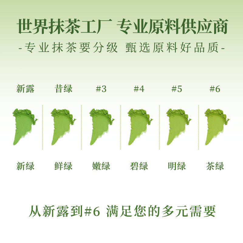 新货ii贵茶贵州铜仁欧标纯抹茶粉冲饮健身20g泡水喝牛奶茶店小包