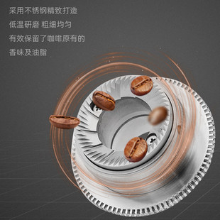 定量磨豆机商用021中电动60mm刀盘咖啡豆端研磨机欧插 意式