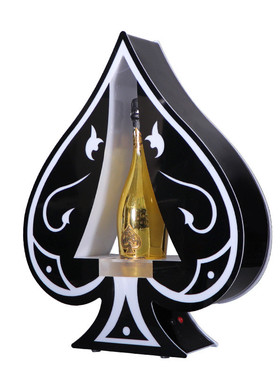 现货led香槟酒黑桃a酒座发光托酒吧ktv夜店洋酒展示架酒具