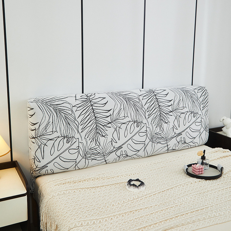 云朵绒床头罩简约风高级感床头套保护套全包弹性通用防尘罩可拆洗
