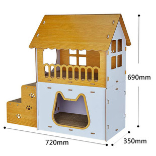 猫窝猫爪板可替换芯不屑猫抓防瓦楞纸超大空间耐磨工厂直销小爬架