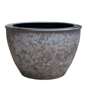 缸景德镇粗陶陶瓷鱼缸睡莲盆荷花大缸碗莲盆庭院仿石锦鲤大水缸