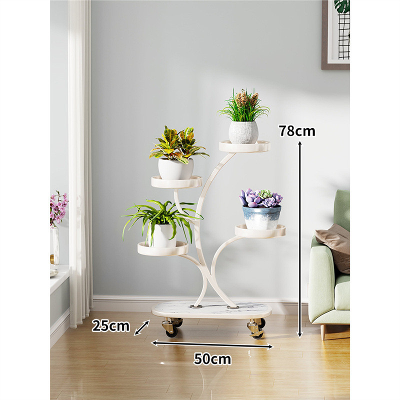 花架子客厅置物架花架多层铁艺室内绿萝盆阳台花盆植物摆放落地式