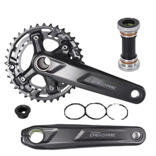 热销禧玛马诺M4100牙盘2x10速175腿长双盘不带中轴