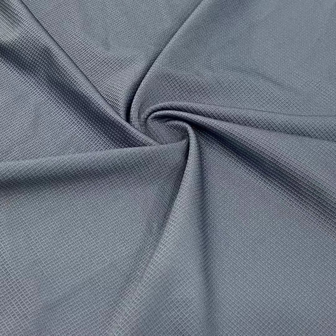 锦纶冰丝面料锦纶提花面料休闲时尚高端服装面料现货供应