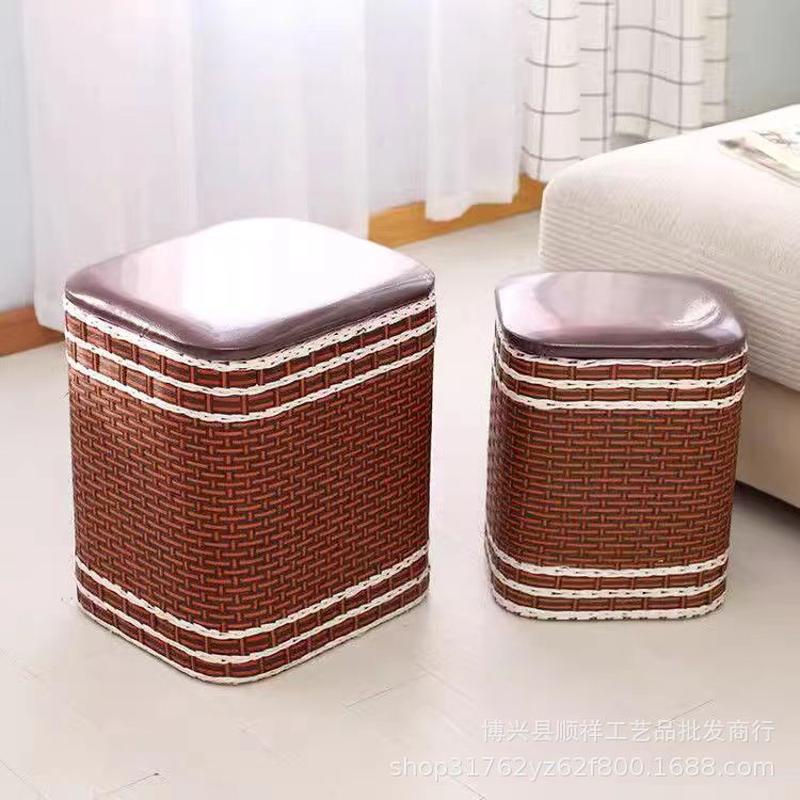 包邮收纳凳实木沙发筐储物凳家用门口凳收纳箱换鞋凳鞋套凳整理箱