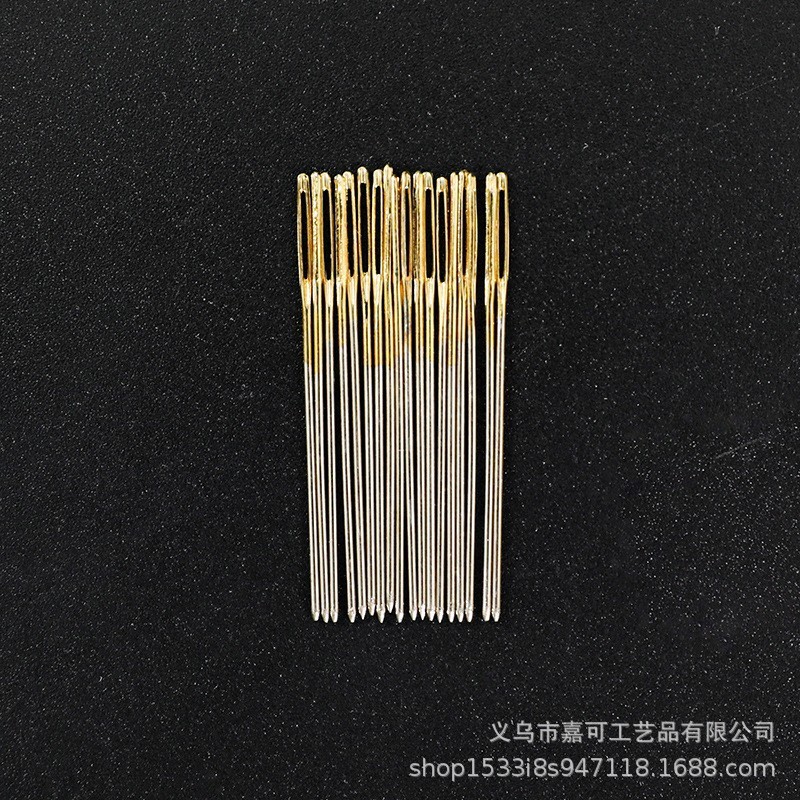 十字绣针26号24号金尾枚绣花针钝头大眼针10000针盒装厂家直供