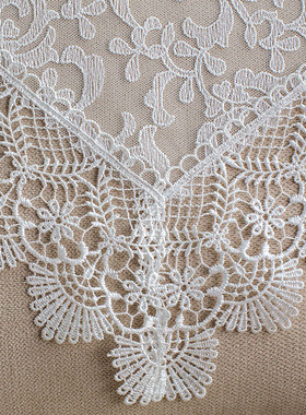 x70t欧式蕾丝扶沙发巾靠背巾手巾沙发盖布白色防尘沙发套罩搭巾后