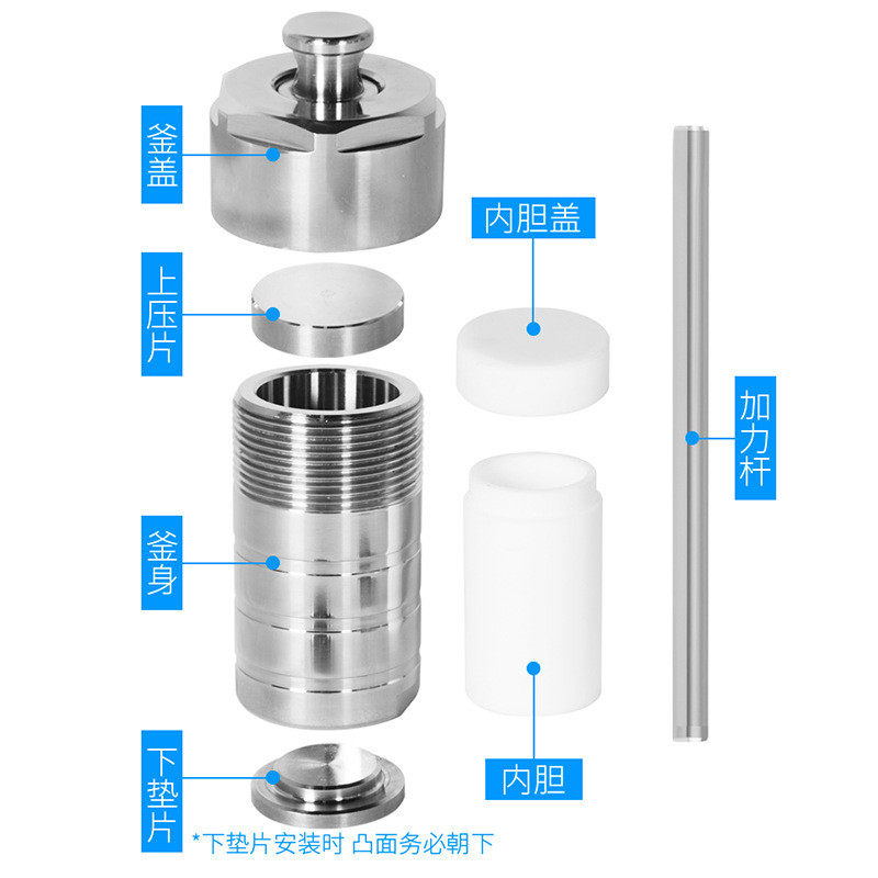 热销厂家直销不锈微波热合成反应釜25-1000ml高温高压钢水消解仪