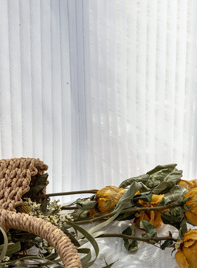 21n主卧飘窗窗帘u形轨道挂钩式免打孔安装纱帘短款卧室遮光拐角短