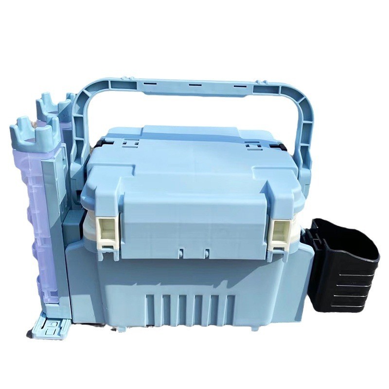 路亚箱可坐加厚大容量便携插杆杯架户外钓箱海钓手提饵盒收纳箱