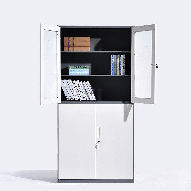 白色玻璃对开门钢制储物办公文件柜铁皮档案柜带锁玻璃资料抽屉柜,畜牧/养殖物资,特种养殖设备,淘宝优惠券,粉丝福利购,淘宝优惠卷