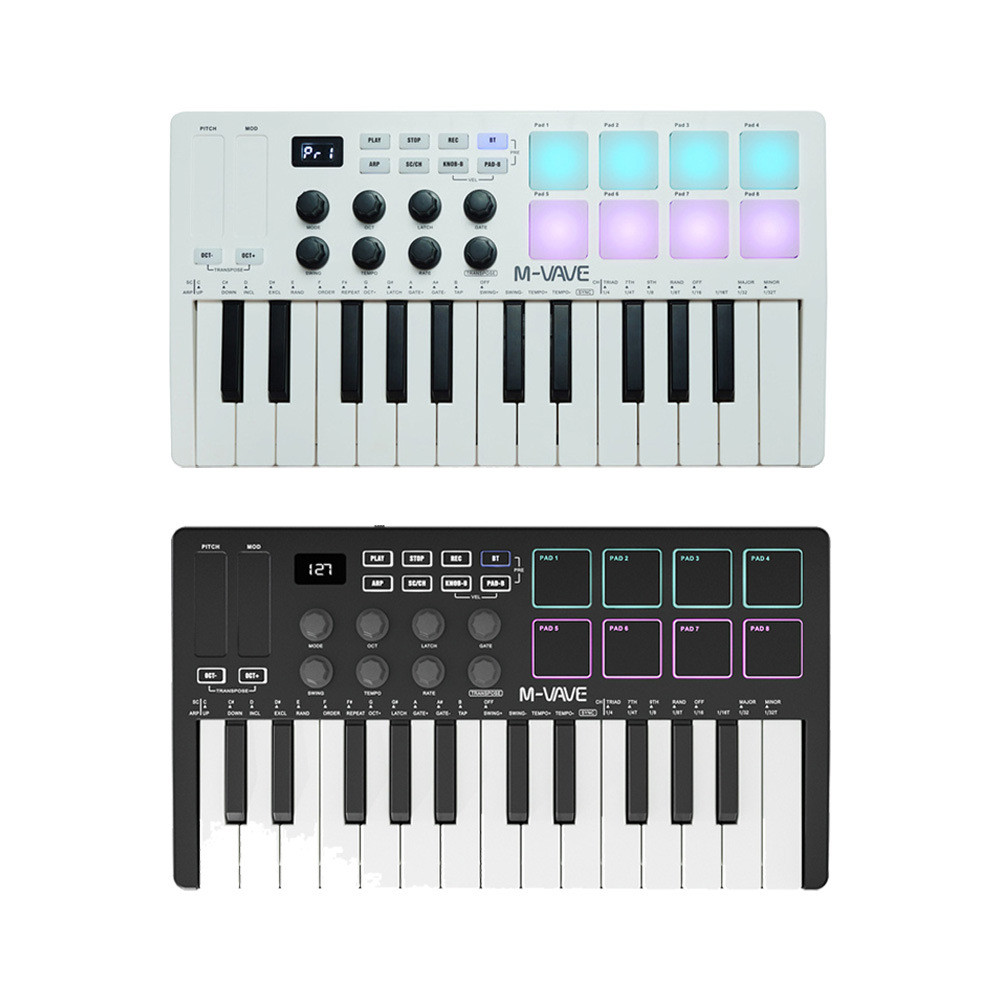 SMK-25 MIDI键盘控制器音乐编曲键盘电音便携打击垫迷笛控制器