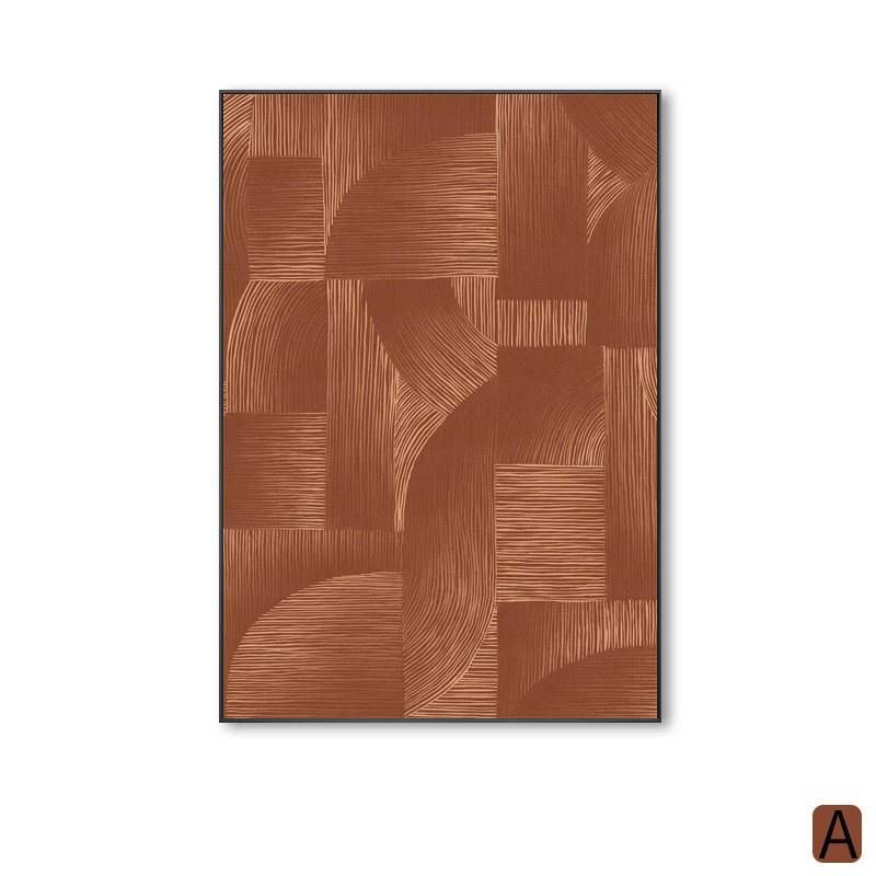 现代抽象玄关壁画背景装饰画简约线条客厅沙发酒店大堂卧室挂画