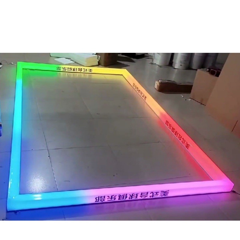 RGB炫彩台球厅氛围灯健身房游戏厅俱乐部led七彩装饰长条氛围吊灯