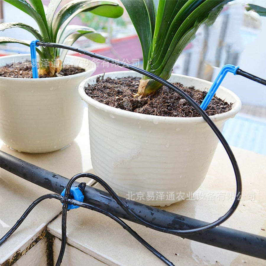 新款20米滴箭草坪盆栽植物庭院花床温室套装自动浇灌系统