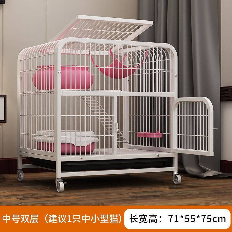 猫笼子别墅超大室内家用自由空间带厕所一体猫屋猫咪猫舍猫窝