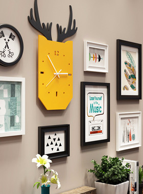 【包邮金零点9393】亚那切克/北欧/实木相框创意照片墙/相框墙