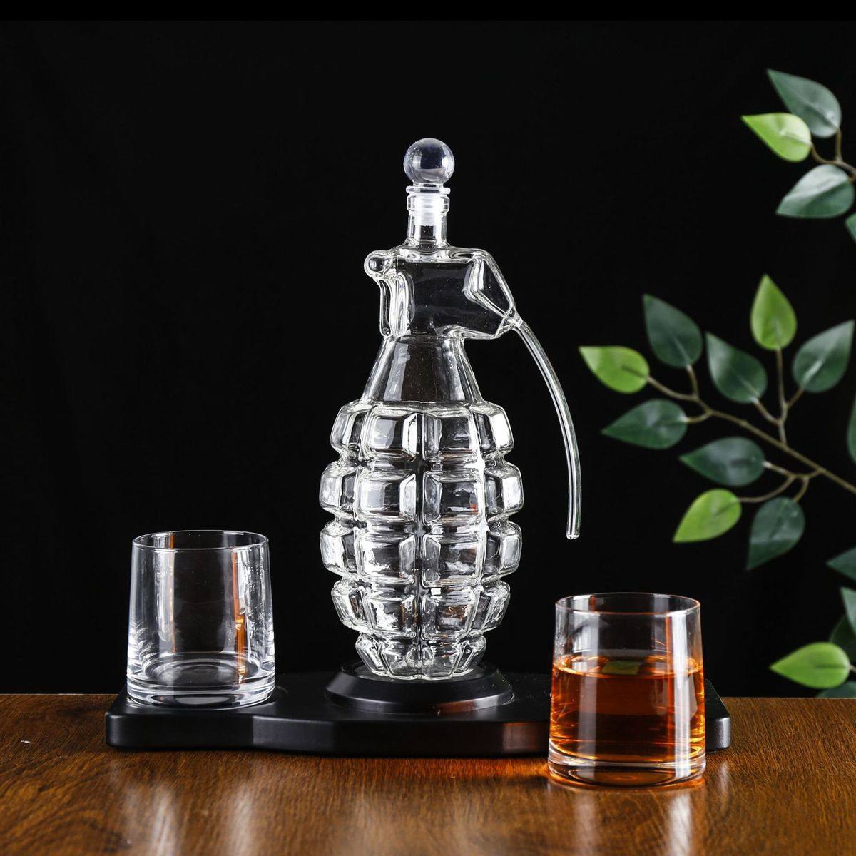 热销手雷造型泡酒瓶750ml工艺玻璃酒瓶分酒器硼硅玻璃高手雷醒酒,厨房/烹饪用具,密封罐,淘宝优惠券,粉丝福利购,淘宝优惠卷