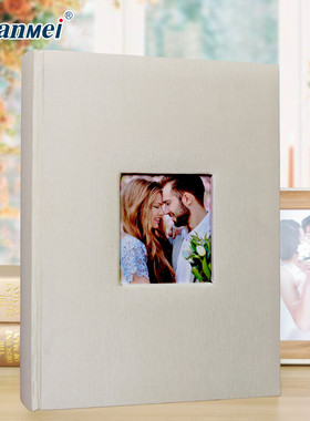 相册本美批发工厂高档布料photoalbum纪念册影集6寸圣诞留言广