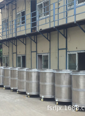 201304不锈钢拉缸移动式分散桶分散机配套缸小型不锈钢储罐