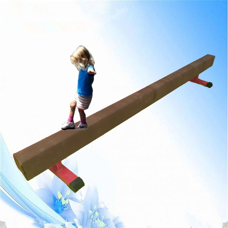 儿童体适能训练器材感统训练木质平衡木低平衡木测试平衡木独木桥