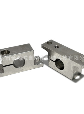 shwts钢制标准导向立式固定支座t型轴单侧开口支撑光轴支架gcp06