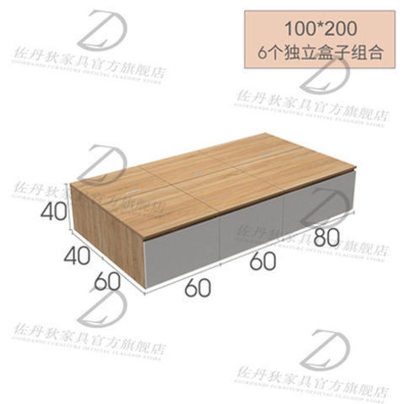 间储物柜衣柜一体自由组合飘窗柜沙发收纳储物魔方样品拼接阳台