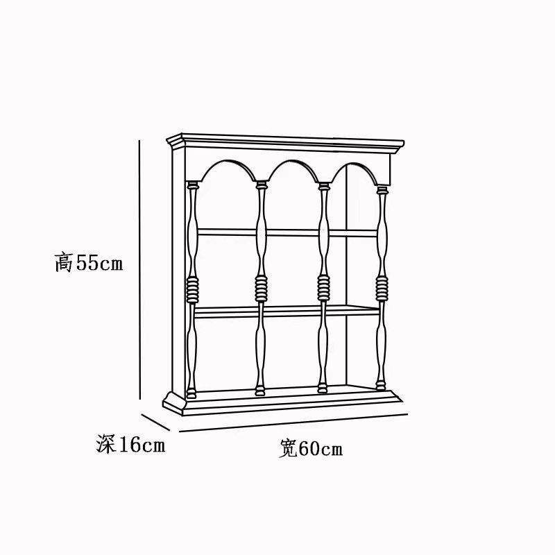 中古杯架收纳美式复用杯架装饰架吊柜多宝茶杯法式店铺置物架,住宅家具,单个书柜,淘宝优惠券,粉丝福利购,淘宝优惠卷