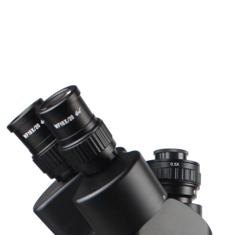 热销38mm三目立体体视显微镜接口工业相机适配器ctv0.5x