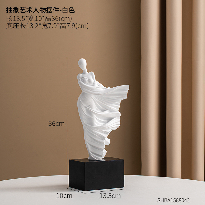 抽象艺术人物摆件创意酒柜客厅茶几玄关感电视柜办公室装饰品