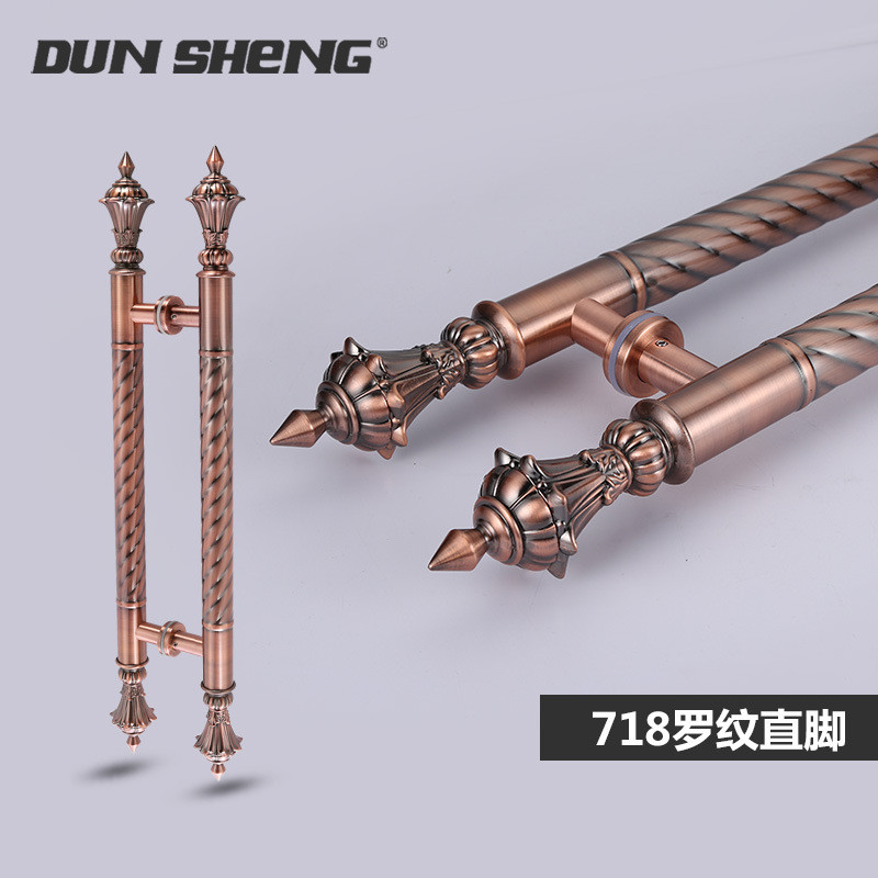 2u8k 玻璃门拉手大门拉手 ktv豪华大拉手 古铜推拉把手不锈钢仿古